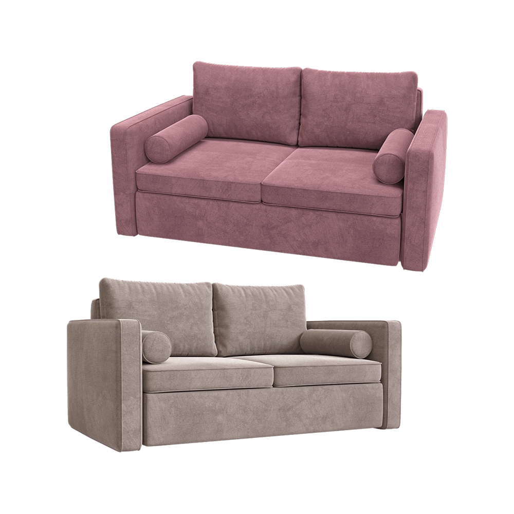 KULT – 2-seat fixed sofa Moreno 3D Model KULT – 2-seat fixed sofa Moreno 3D Model