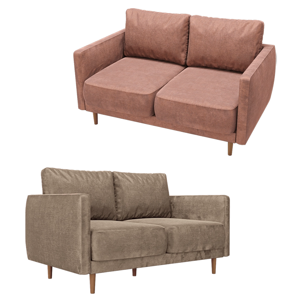 KULT – 2-seater fixed sofa Rene 1 3D Model KULT – 2-seater fixed sofa Rene 1 3D Model