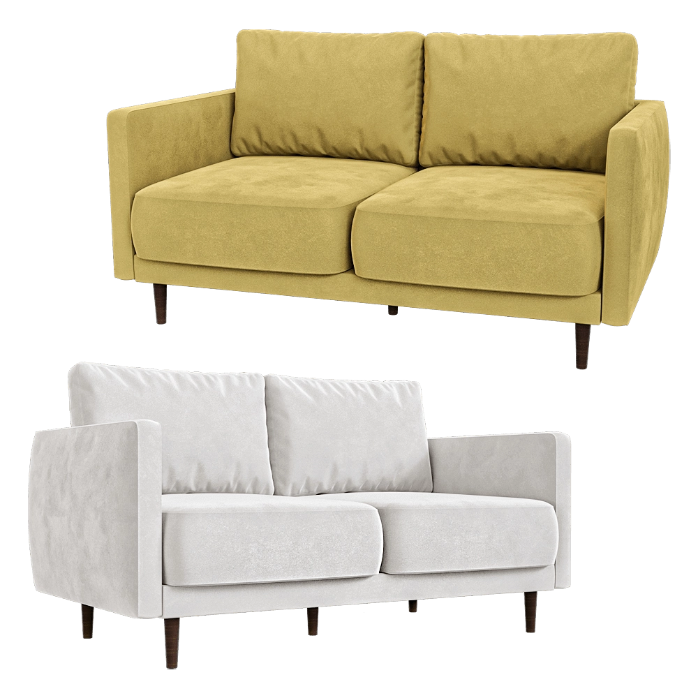 KULT – 2-seater fixed sofa Rene 2 3D Model KULT – 2-seater fixed sofa Rene 2 3D Model