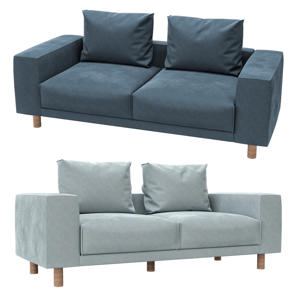 KULT – 3-seat fixed sofa Fran 1 3D Model KULT – 3-seat fixed sofa Fran 1 3D Model