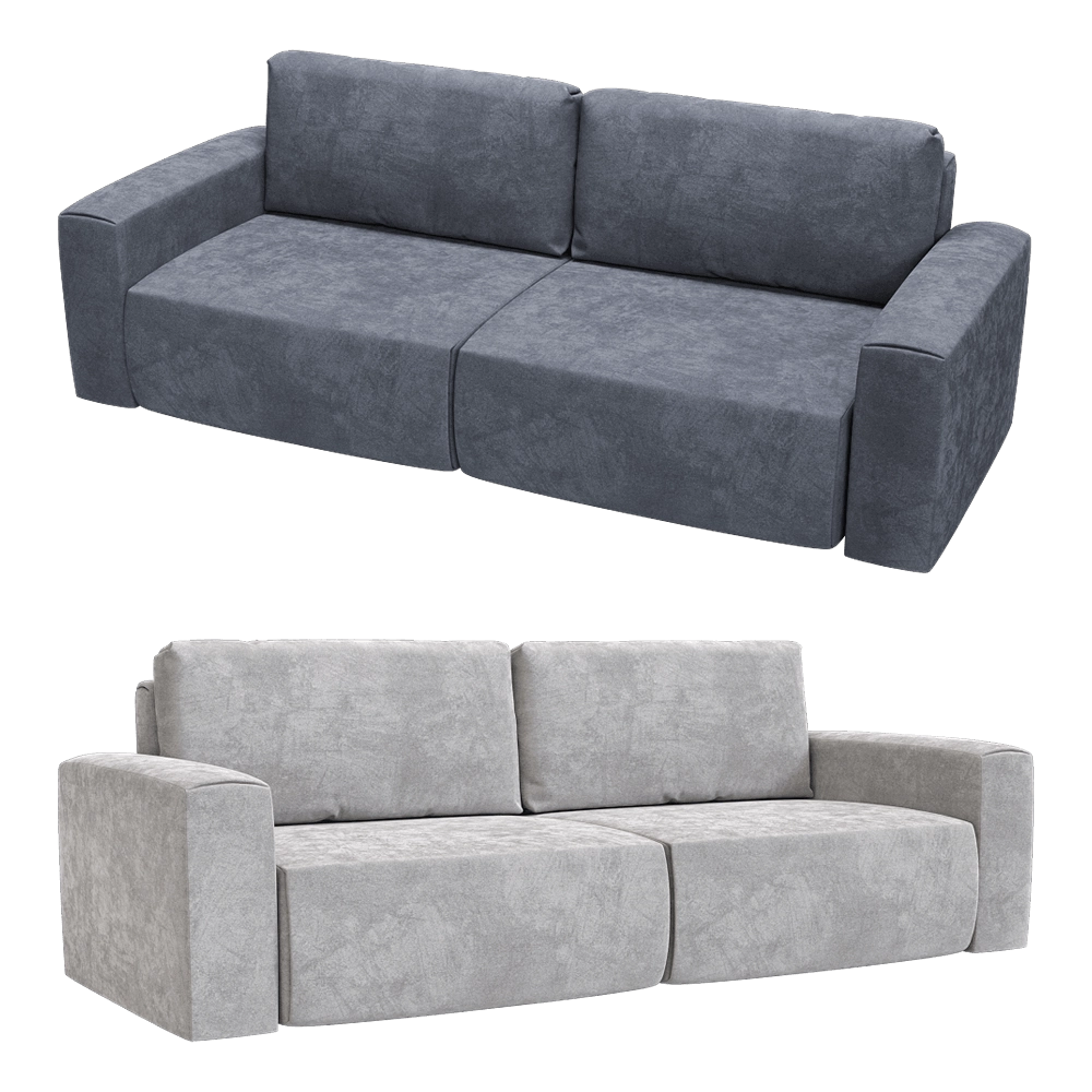 KULT – 3-seater fixed sofa Aldo 1 3D Model KULT – 3-seater fixed sofa Aldo 1 3D Model