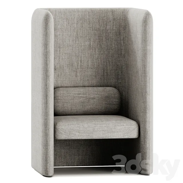 KUMO P High-back Armchair by IBEBI 3D Model KUMO P High-back Armchair by IBEBI 3D Model
