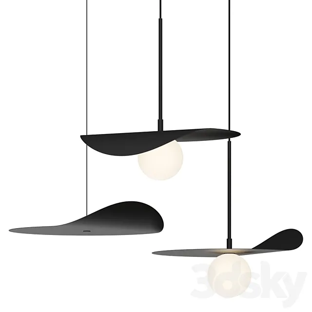 Kundalini Flow Pendant Lamps 3D Model Kundalini Flow Pendant Lamps 3D Model