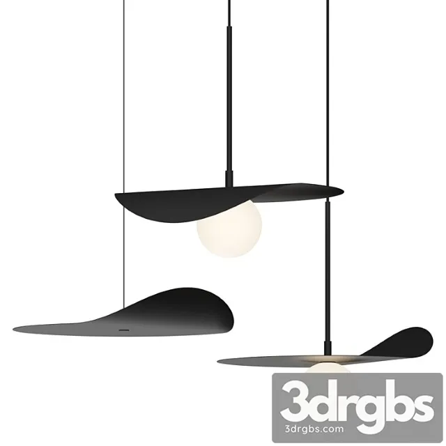 Kundalini flow pendant lamps