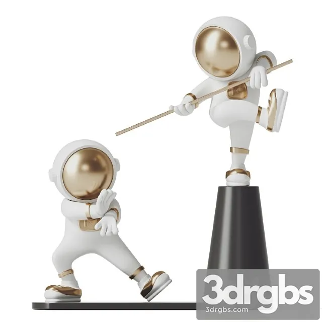 Kung Fu Astronaut 3D Model Download