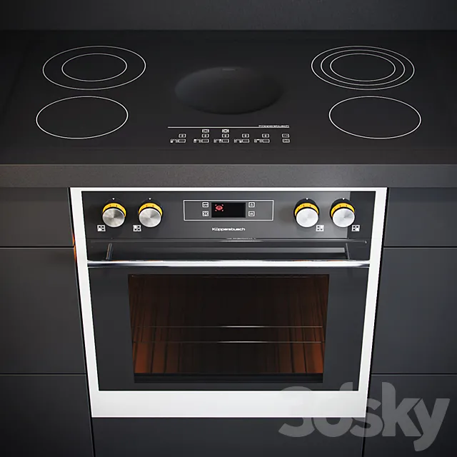 Kuppersbusch EEH 6500.5 + EKW 957.0 3D Model