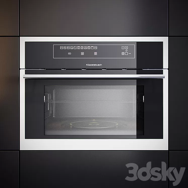 Kuppersbusch EMWK 1050.0 microvawe 3D Model Kuppersbusch EMWK 1050.0 microvawe 3D Model