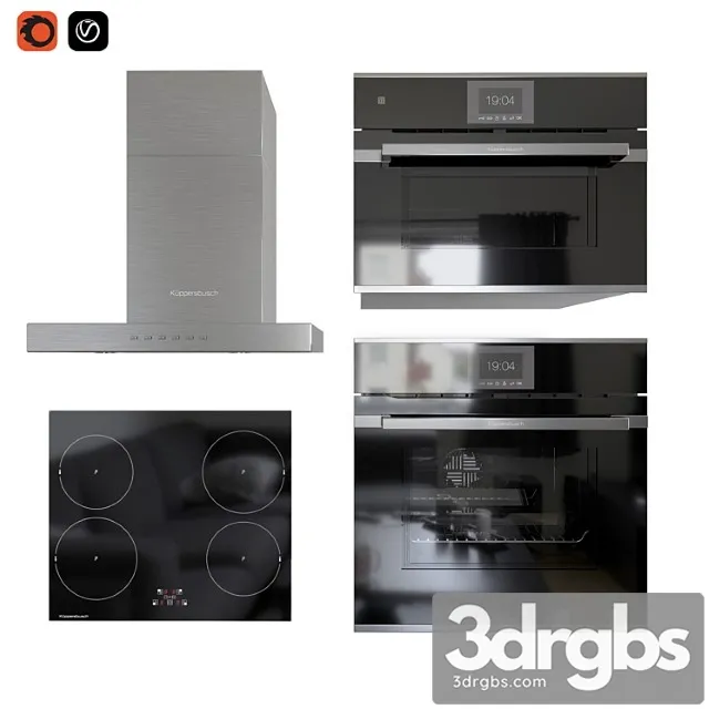 Kuppersbusch set 2 3D Model Download