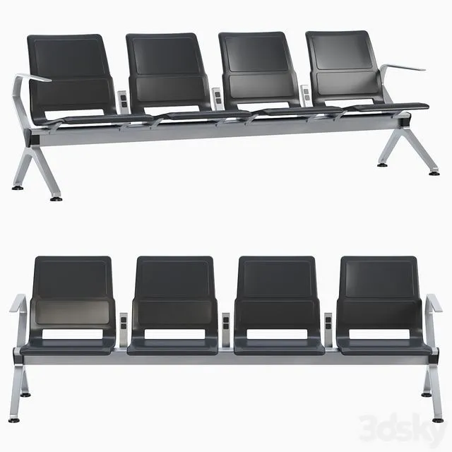 Kusch + Co 8300 V-TRAVEL Bench 3D Model