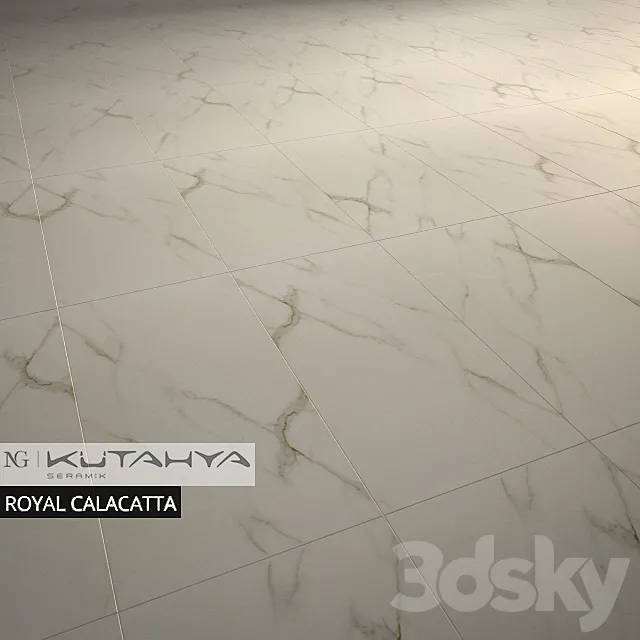 KUTAHYA SERAMIK ROYAL CALACATTA 3D Model KUTAHYA SERAMIK ROYAL CALACATTA 3D Model