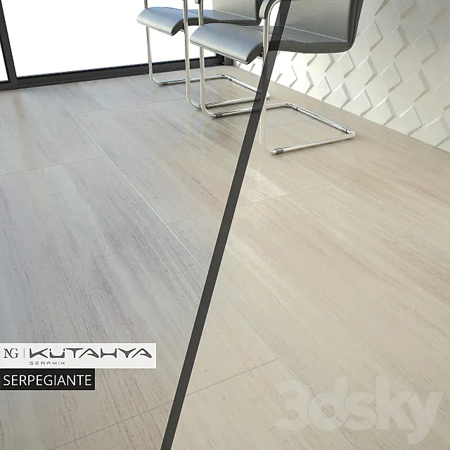 KUTAHYA SERAMIK SERPEGIANTE 3D Model KUTAHYA SERAMIK SERPEGIANTE 3D Model