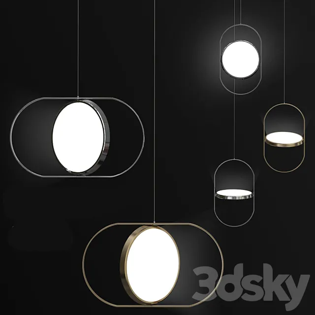 KUU – reversible pendant light 3D Model