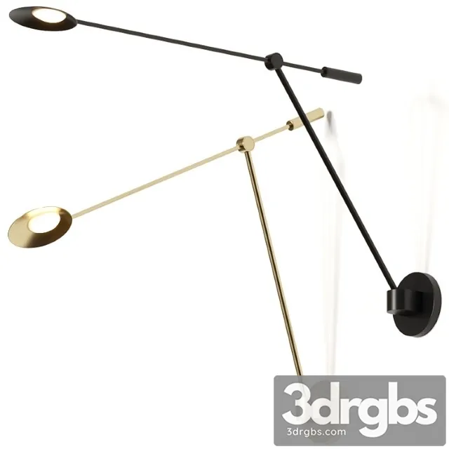 Kuzco Lighting Rotaire Arm Wall Lamp 3D Model Download Kuzco Lighting Rotaire Arm Wall Lamp 3D Model Download