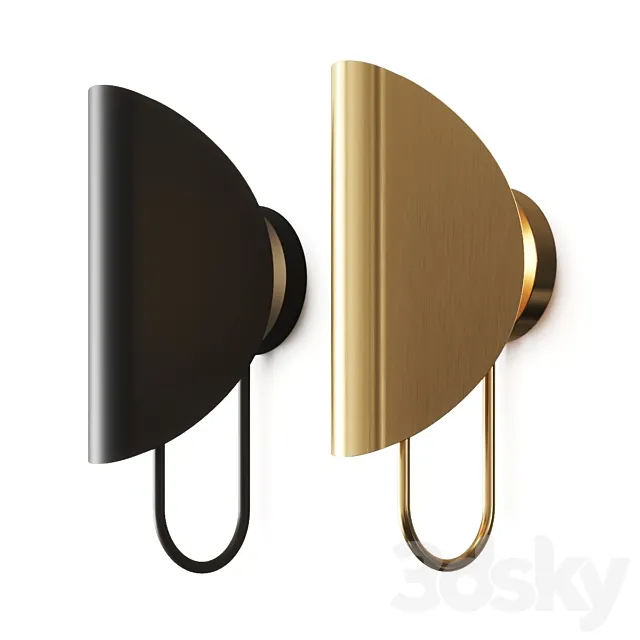 Kuzco Lighting Seno Wall Lamps 3D Model Kuzco Lighting Seno Wall Lamps 3D Model