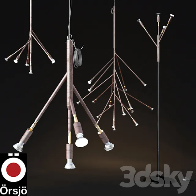 Kvist – Jonas Bohlin – Orsjo belysning 3D Model Kvist – Jonas Bohlin – Orsjo belysning 3D Model