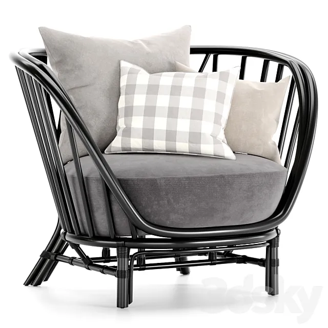 KYOTO_Armchair 3D Model