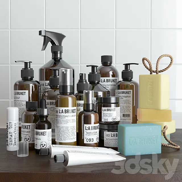 L: A Bruket set 3D Model L: A Bruket set 3D Model