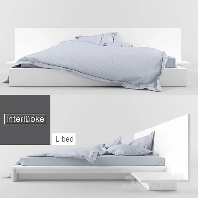 L bed 3D Model L bed 3D Model
