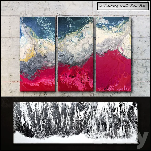 L Dawning Scott Fine Art – set 8 3DModel L Dawning Scott Fine Art – set 8 3DModel