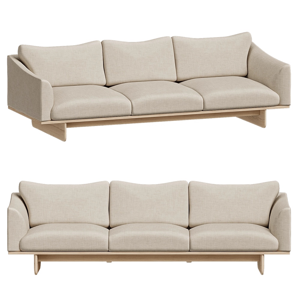 L.Ercolani – Sofa Grade Three Seater 3D Model L.Ercolani – Sofa Grade Three Seater 3D Model