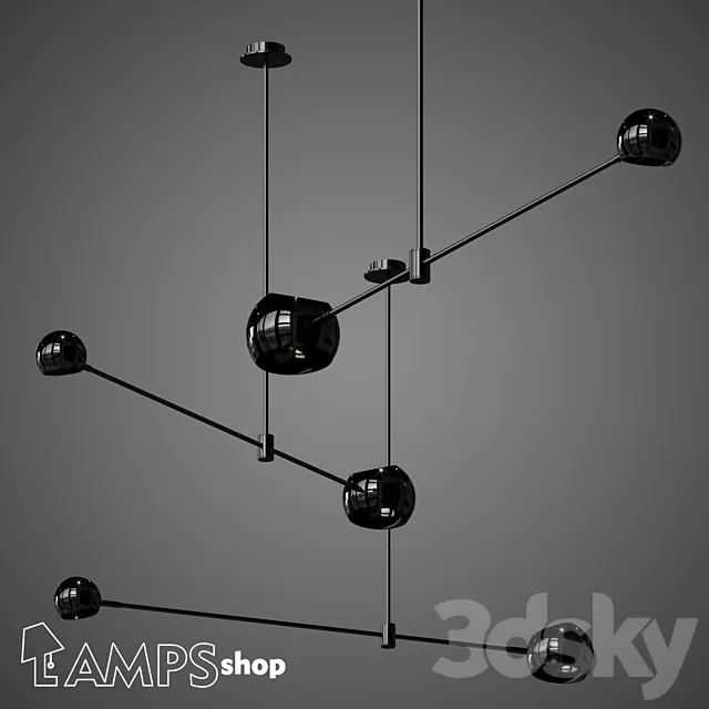 L1110 Chandelier acaba 3DModel L1110 Chandelier acaba 3DModel