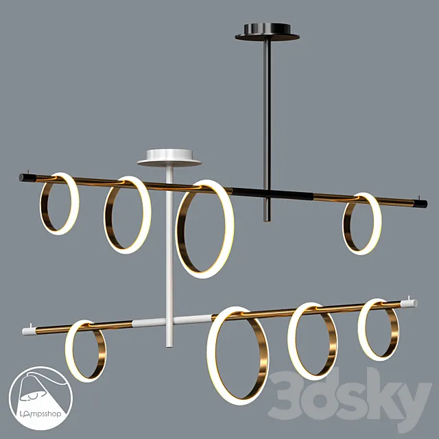 L1295 Chandeliers Gala Magic 3D Model L1295 Chandeliers Gala Magic 3D Model