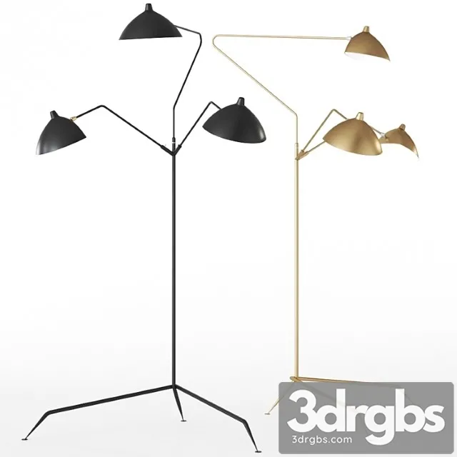 L3b floor lamp by serge mouille L3b floor lamp by serge mouille