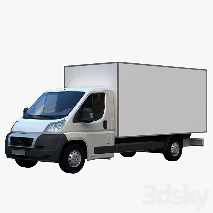 L4H1 truck isothermal van 3D Model