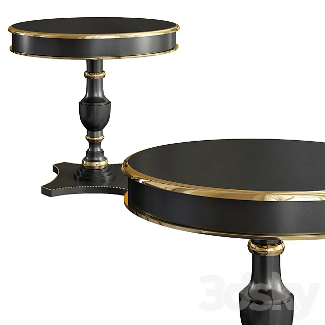 La Casa Grifoni ROUND SPIRAL SIDE TABLE 3D Model
