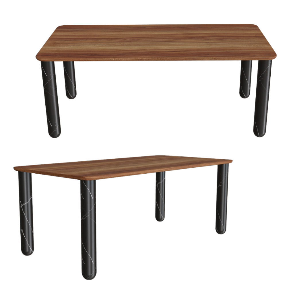 La Chance – Dining table Sunday square 3D Model La Chance – Dining table Sunday square 3D Model