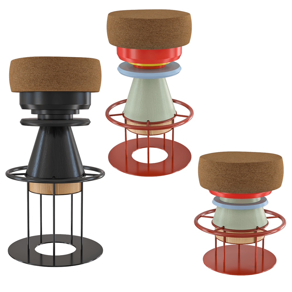La Chance – Stool Tembo 3D Model