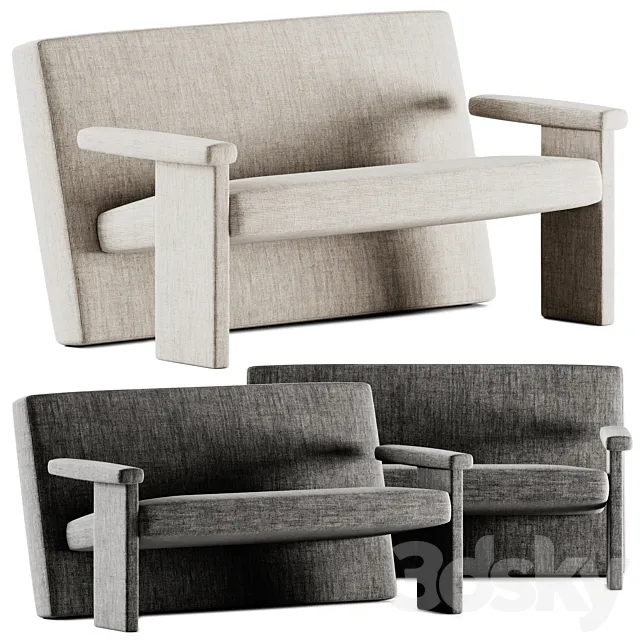 La Cividina Agetti Sofa 3D Model La Cividina Agetti Sofa 3D Model
