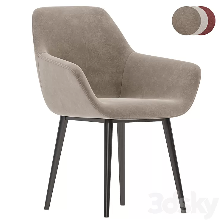 La Forma Aminy Chair 3D Model Free Download