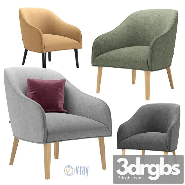 La forma. armchair lobby. 3D Model Download