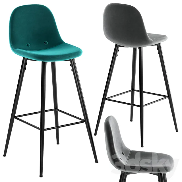 La forma barstool nilson 3D Model La forma barstool nilson 3D Model