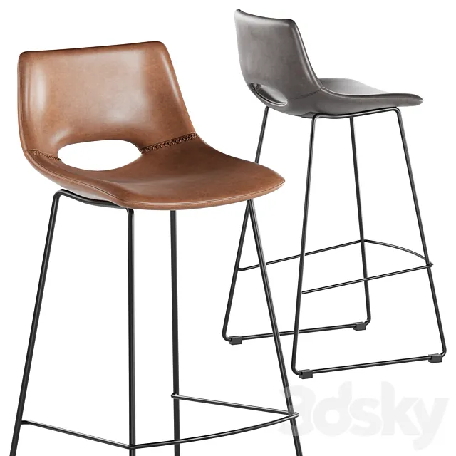 La forma barstool ziggy 3DModel La forma barstool ziggy 3DModel