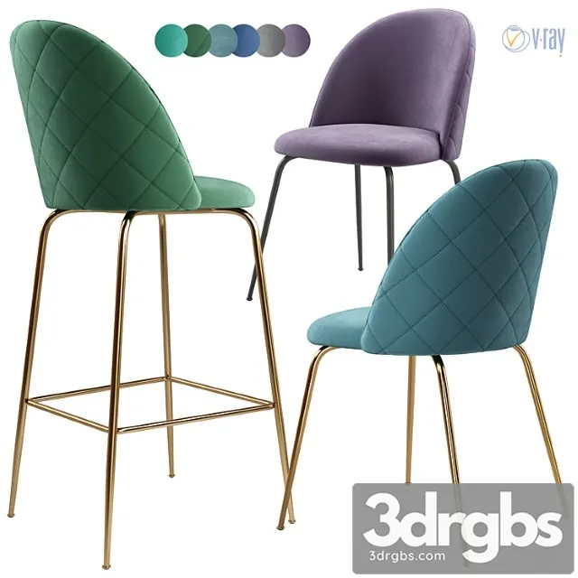 La forma. chair mystere. 2 3D Model Download La forma. chair mystere. 2 3D Model Download