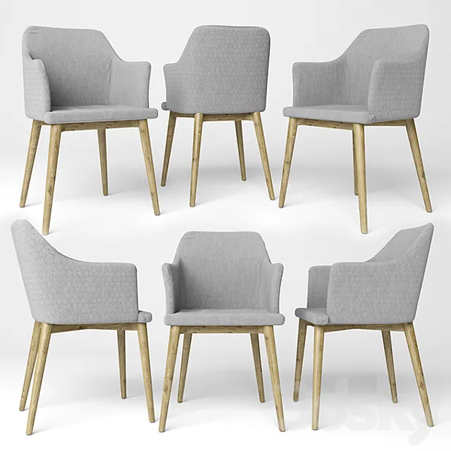 La Forma Danai Dining Chair 3D Model