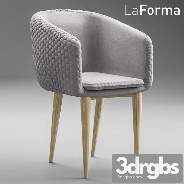 La forma harmon quilted tub chair 2 3D Model Download La forma harmon quilted tub chair 2 3D Model Download