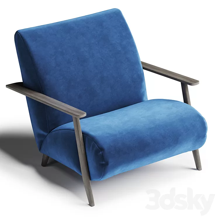 La Forma Home Armchair Marthan 3D Model La Forma Home Armchair Marthan 3D Model