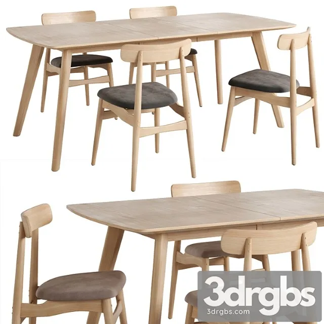 La Forma Stul Nayme Stol Razdvizhnoi Rho 3D Model Download