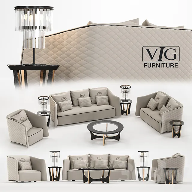 La furniture A & X Talin 3DModel