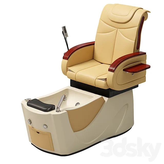 La Lili 5 Pedicure Chair 3D Model