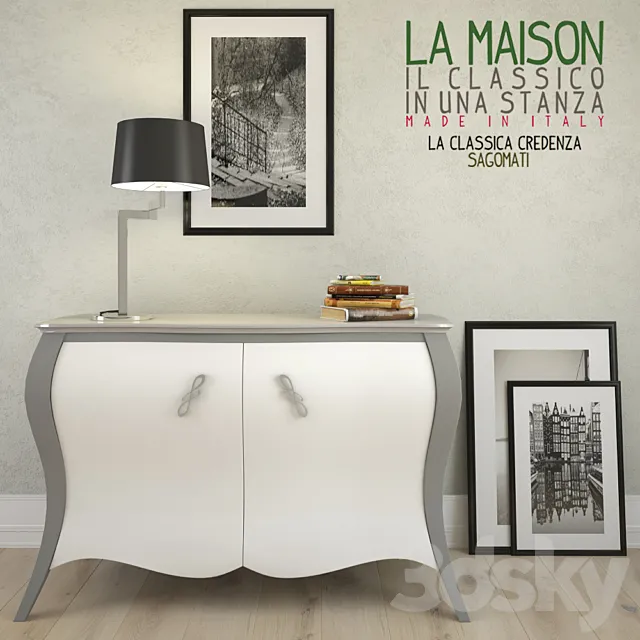 LA Maison Credenza Sagomati 1775 T sideboard 3D Model