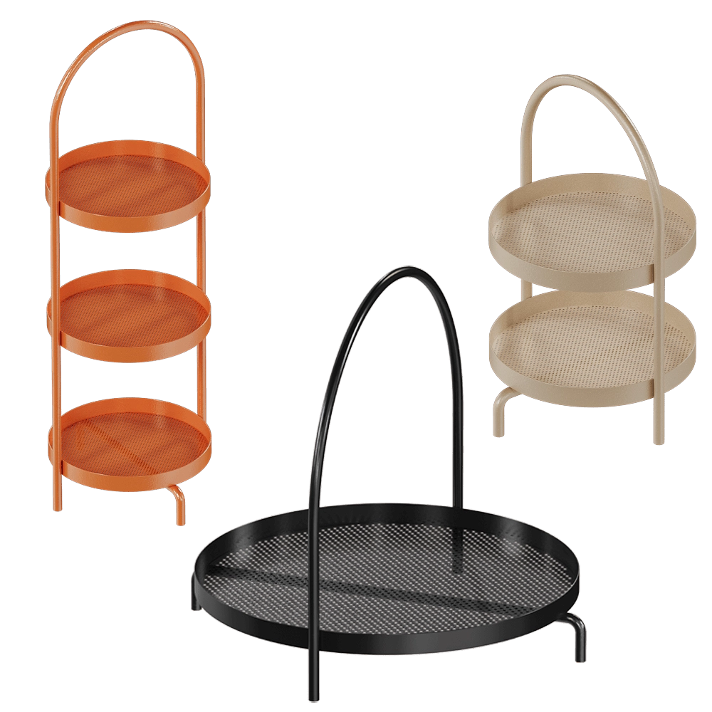 La Manufacture – Side table Set 3D Model La Manufacture – Side table Set 3D Model