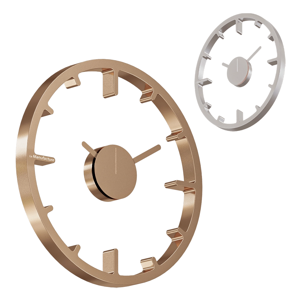 La Manufacture – Wall clock Real 3D Model La Manufacture – Wall clock Real 3D Model