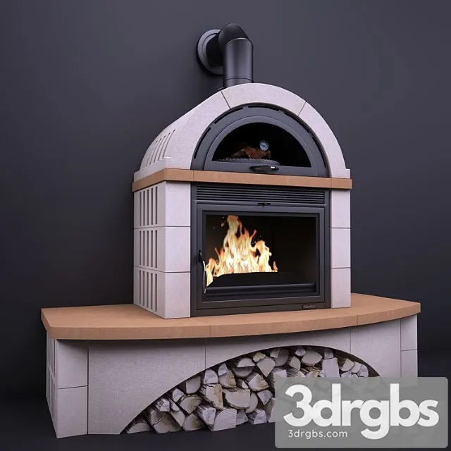 La nordica falo 2c wood stove 3D Model Download