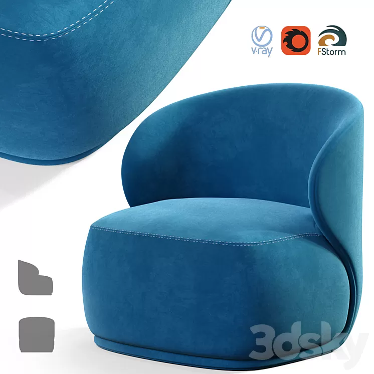 La pipe lounge 3D Model La pipe lounge 3D Model