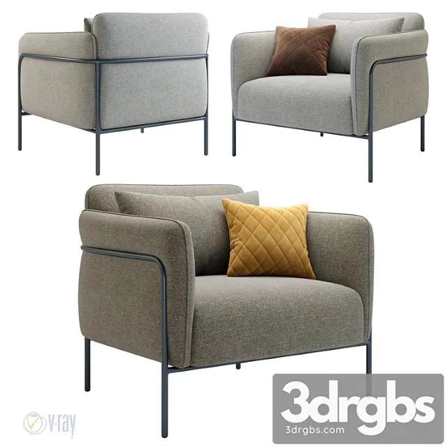 La redoute. am.pm. alistair armchair. 3D Model Download