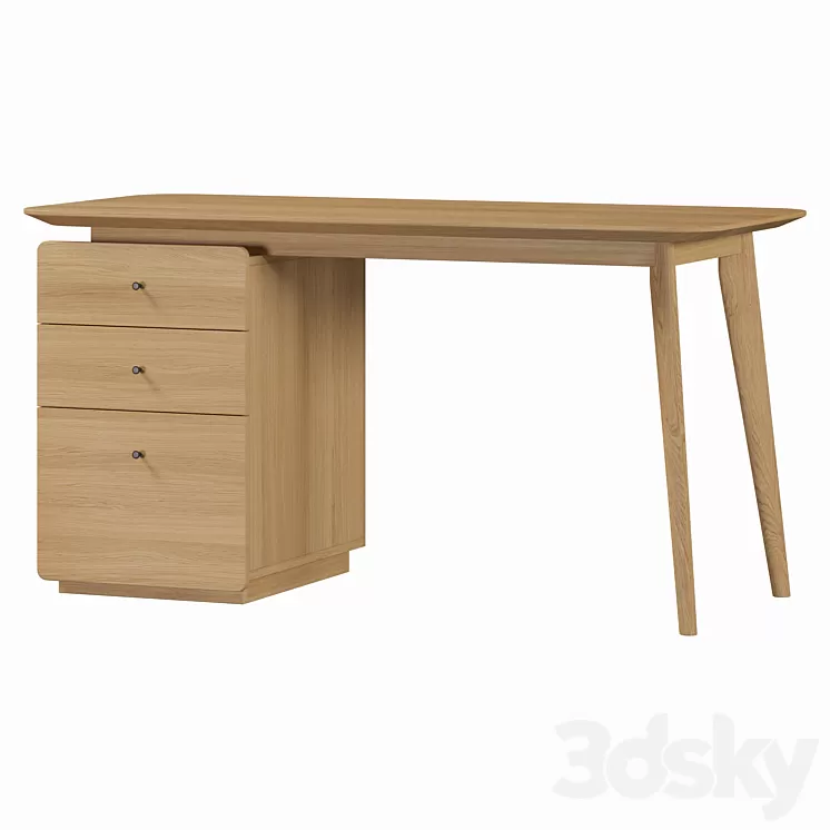 La Redoute Biface writing desk 3D Model La Redoute Biface writing desk 3D Model